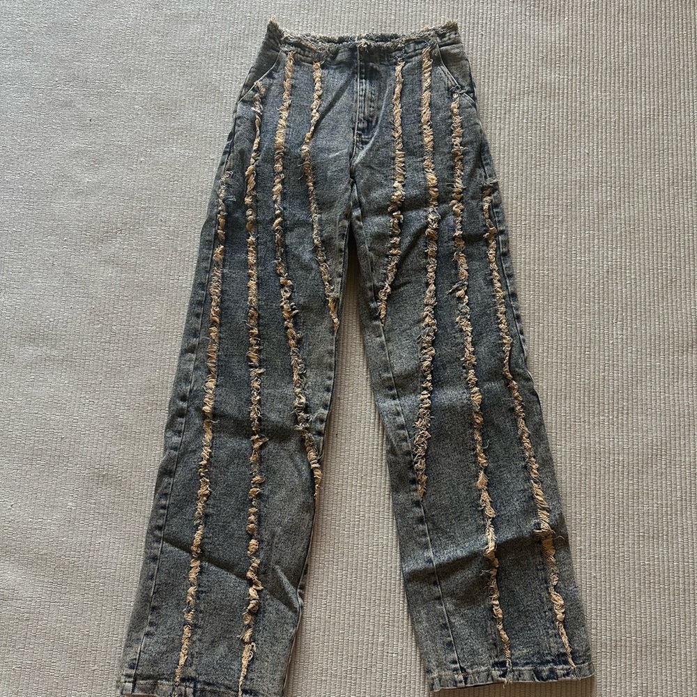 Fashion Nova Distressed Denim Jeans
